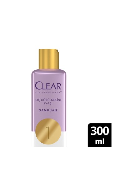 Clear Scalpceuticals Saç Dökülmesine Karşı Saç Bakım Şampuanı 300 Ml