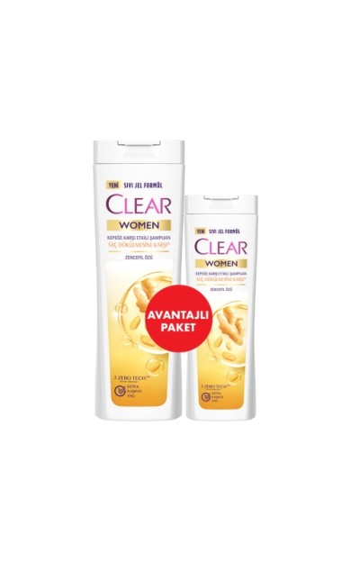 Clear Women Şaç Dökülmesine Karşı Şampuan 350 Ml+180 Ml