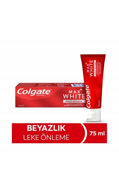 Colgate Max White Kalıcı Beyazlık Beyazlatıcı Diş Macunu 75 Ml