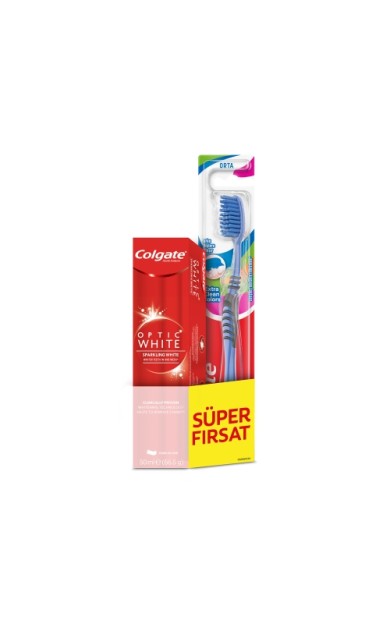 Colgate Optik Parıldayan 50 Ml + Renkli Fırça