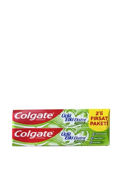 Colgate 75 Ml 2'Li Diş Macunu Üçlü Etki Ekstra Ferahlık