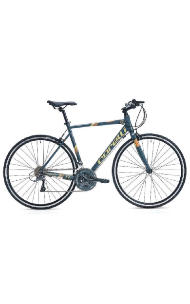 Corelli Fit Bike 1.0 V Fren 21 Vites 28 Jant Fitness Yol Bisikleti Gri Kahve Turuncu 52 Kadro