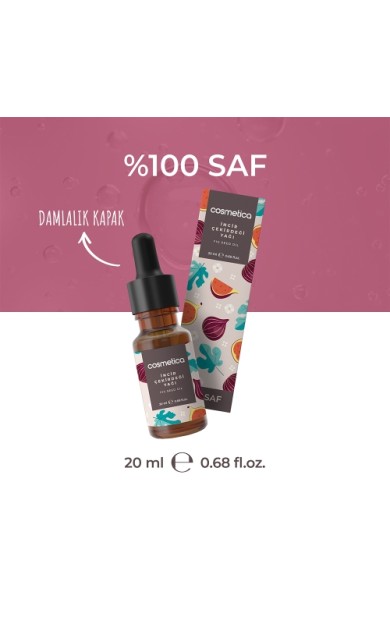 Cosmetica %100 Saf İncir Çekirdeği Yağı 20 Ml