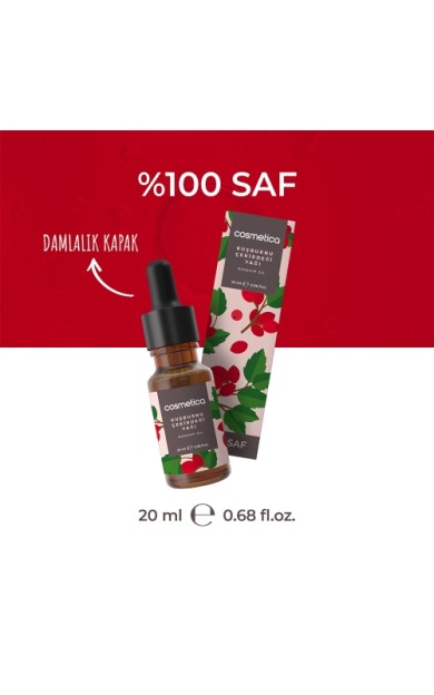 Cosmetica %100 Saf Kuşburnu Çekirdeği Yağı 20 Ml