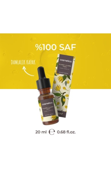 Cosmetica %100 Saf Ylang Ylang Yağı 20 Ml