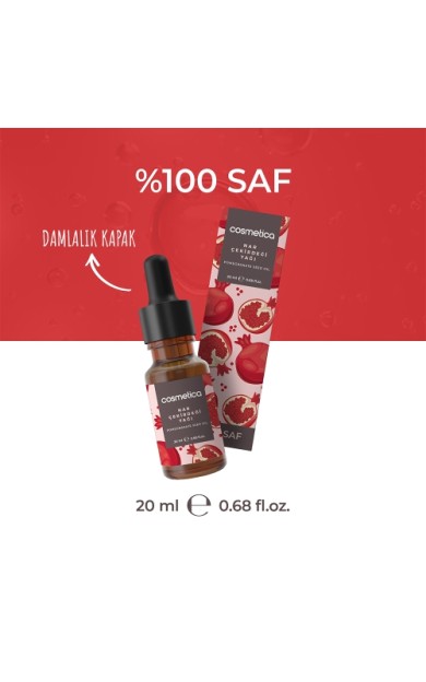 Cosmetica %100 Saf Nar Çekirdeği Yağı 20 Ml