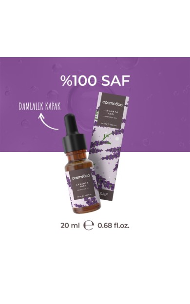 Cosmetica %100 Saf Lavanta Yağı 20 Ml