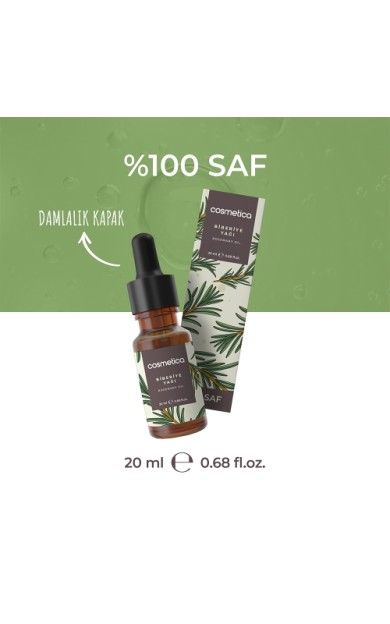 Cosmetica %100 Saf Biberiye Yağı 20 Ml