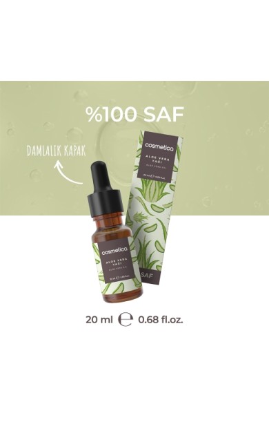 Cosmetica %100 Saf Aloe Vera Yağı 20 Ml