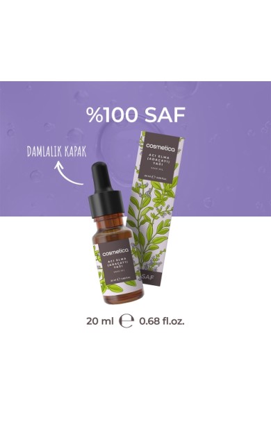 Cosmetica %100 Saf Acı Elma (Adaçayı) Yağı 20 Ml