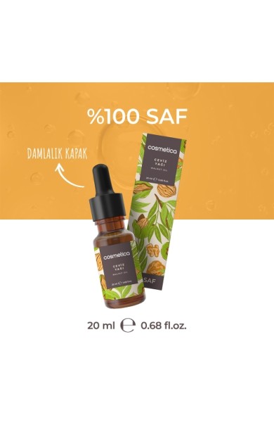 Cosmetica %100 Saf Ceviz Yağı 20 Ml