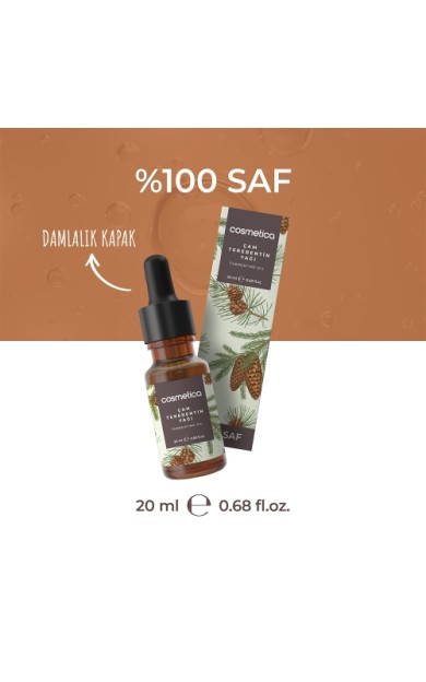 Cosmetica %100 Saf Çam Terebentin Yağı 20 Ml