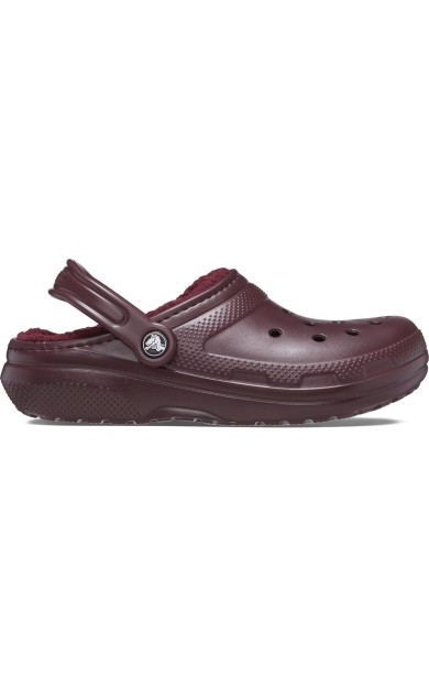 Crocs Classic Lined Clog Kadın Terlik DARK CHERRY