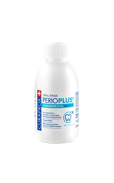 Curaprox Perioplus Regenerate 0.09 CHX Ağız Çalkalama Suyu 200 ml