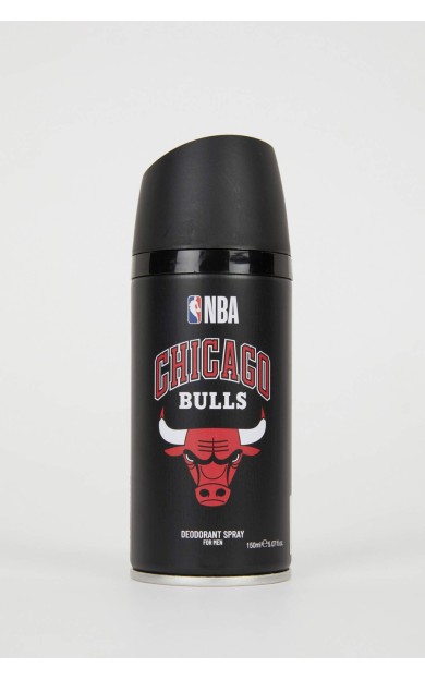 DeFactoFit Erkek NBA Chicago Bulls Fresh 150 ml Nba Chıcago Bulls Siyah