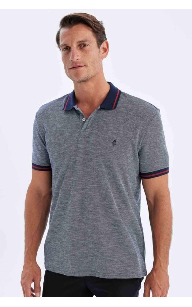 DeFactoFit New Regular Fit Kısa Kollu Pike Polo Tişört