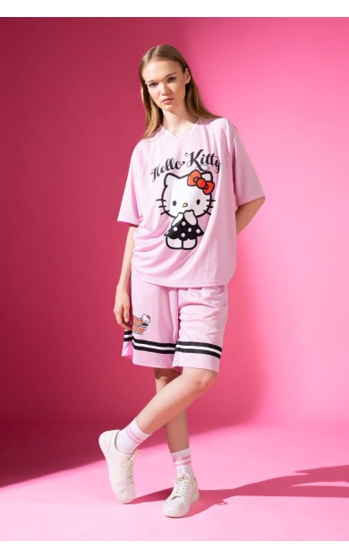 DeFactoFit Coool Hello Kitty Loose Fit Şort