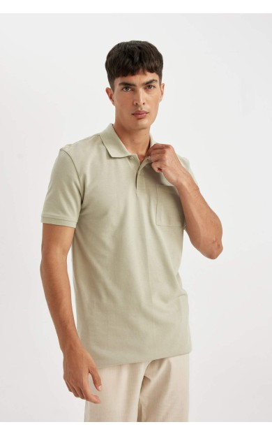 DeFactoFit New Regular Fit Kısa Kollu Pike Polo Tişört