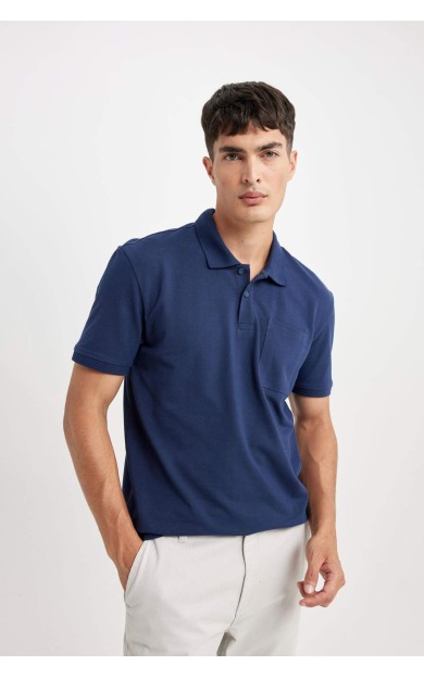 DeFactoFit New Regular Fit Kısa Kollu Pike Polo Tişört