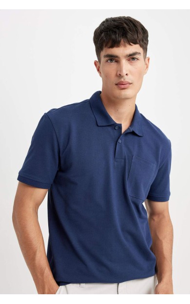 DeFactoFit New Regular Fit Kısa Kollu Pike Polo Tişört