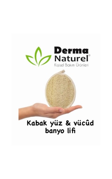 Derma Naturel Loofah Kabak Yüz & Banyo Lifi