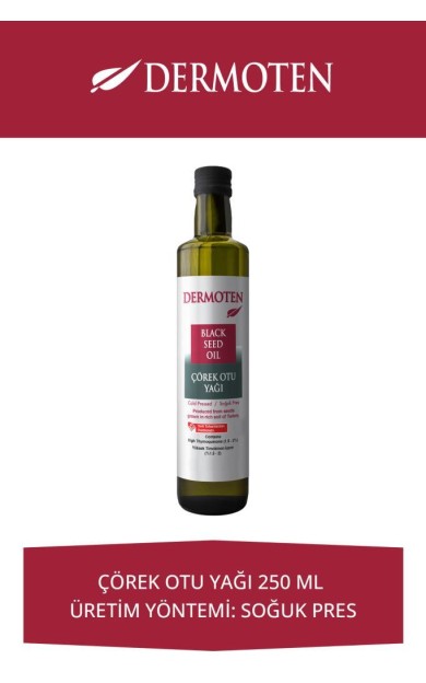 Dermoten Çörekotu (Çörek otu) Yağı 250 ml