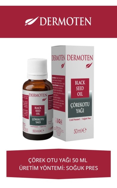 Dermoten Çörekotu Yağı (Soğuk Pres) 50 ml