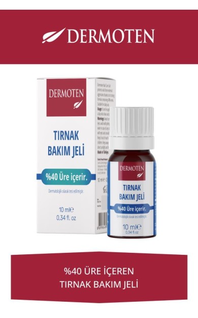 Dermoten Tırnak Bakım Jeli 10 ml (%40 Üre İçerikli)