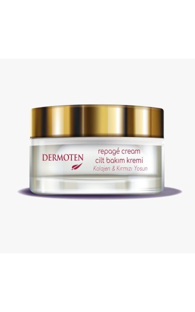 Dermoten Repage Kolajen &amp; Kırmızı Yosun Cilt Bakım Kremi 50 ml