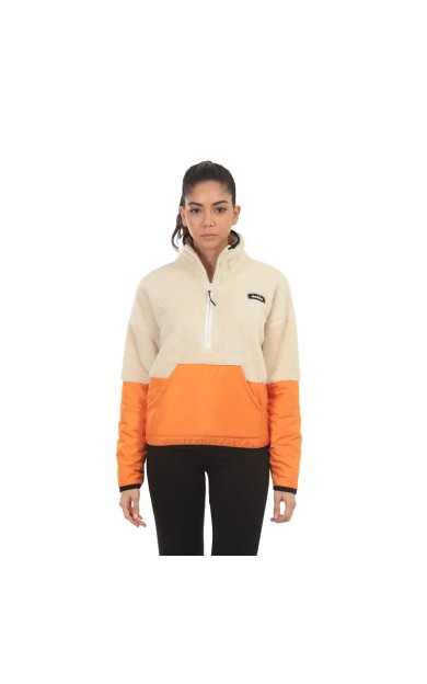 Diadora D202018-580 Colorblock W 1/2 Zip Sherpa Kadın Sweatshirt