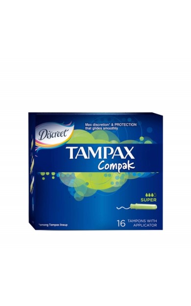 Discreet Tampax Compak Süper 20'Li Tampon