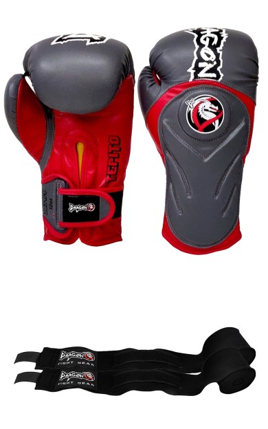 Dragon Tepito Boks Eldiveni Muay Thai Kick Boks Eldiveni Ve Bandaj 2'li Set