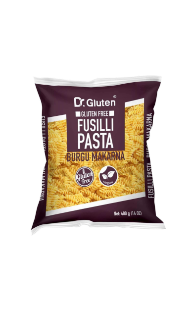 DR GLUTEN Glutensiz Burgu Makarna (Fusilli) 400 Gr