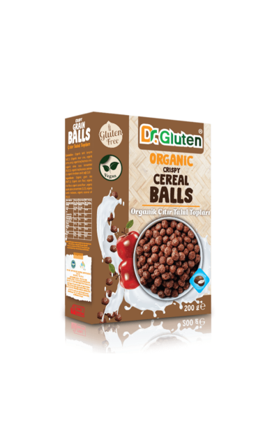 DR.GLUTEN Glutensiz Organik Çıtır Tahıl Topları 200g