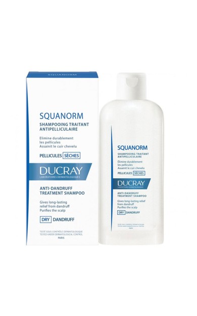 Ducray Squanorm Dry Dandruff 200 ml - Kuru ve Kepekli Saçlar