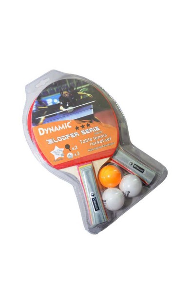 Dynamic 8500D Pinpon Raketi 2 Raket 3 Top Set-