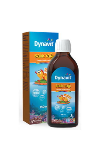 DYNAVİT Portakal Aromalı Balık Yağı Şurubu 150 Ml