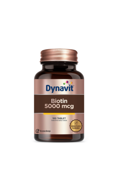 DYNAVİT Biotin 5000 Mcg 100 Tablet