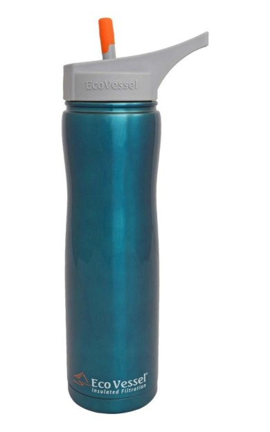 Eco Vessel Aqua Vessel Insulated Filtre Bottle Termos 0.70 Litre-MAVİ