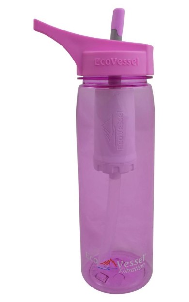 Eco Vessel Aqua Vessel Ultra Filtre Tritan Termos 0.75 Litre-PEMBE