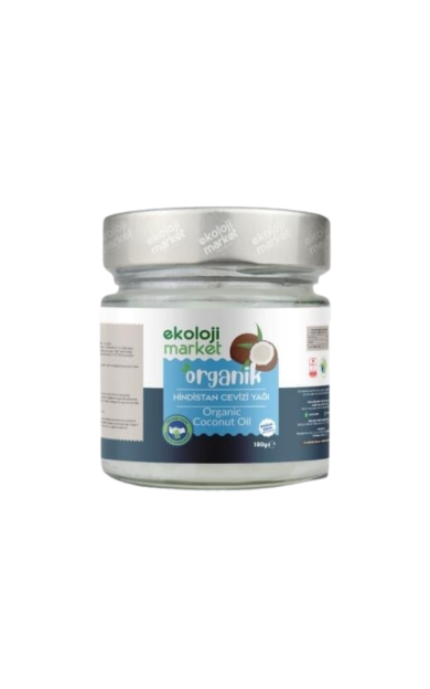 EKOLOJİ MARKET Organik Hindistan Cevizi Yağı 180g