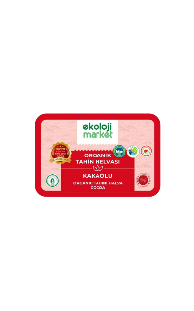 EKOLOJİ MARKET Organik Tahin Helvası Kakaolu 200g