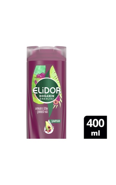 Elidor Avokado Üzüm Çekirdeği Yağı Şampuan 400 Ml