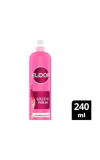 Elidor 7/24 Güçlü ve Parlak Elektriklenme Önleyici Bakım Kremi 240 Ml