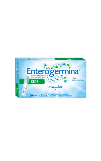 ENTEROGERMİNA Kids 20 Flakon 2 Milyar Bacillus Clausii Sporu İçeren Probiyotik