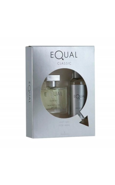 Equal Edt Men Classic 75 Ml + Body Sprey 150 Ml