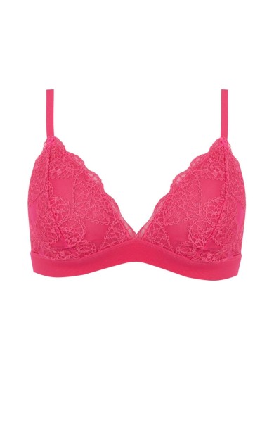 DeFactoFit Fall in Love Dantel Detaylı Kapsız Pedli Bra