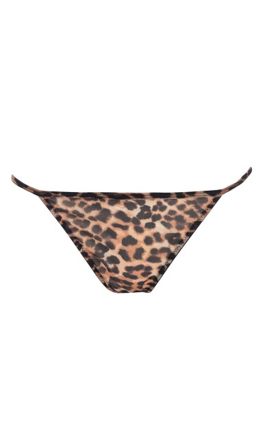 DeFactoFit Fall in Love  Leopar Desenli Tül Slip Külot