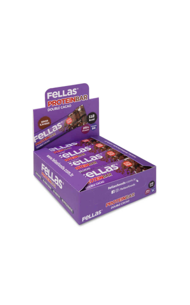 FELLAS Protein Bar - Duble Kakaolu 32g X 12