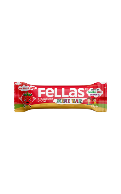 FELLAS Kids Meyve Bar  Çilekli ve Kakaolu 28g